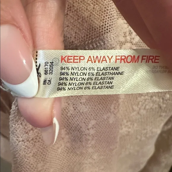 Free People Boho NWT Dial For Drama Dusty Rose Lace Midi Slip Dress | Size Med - Picture 10 of 12